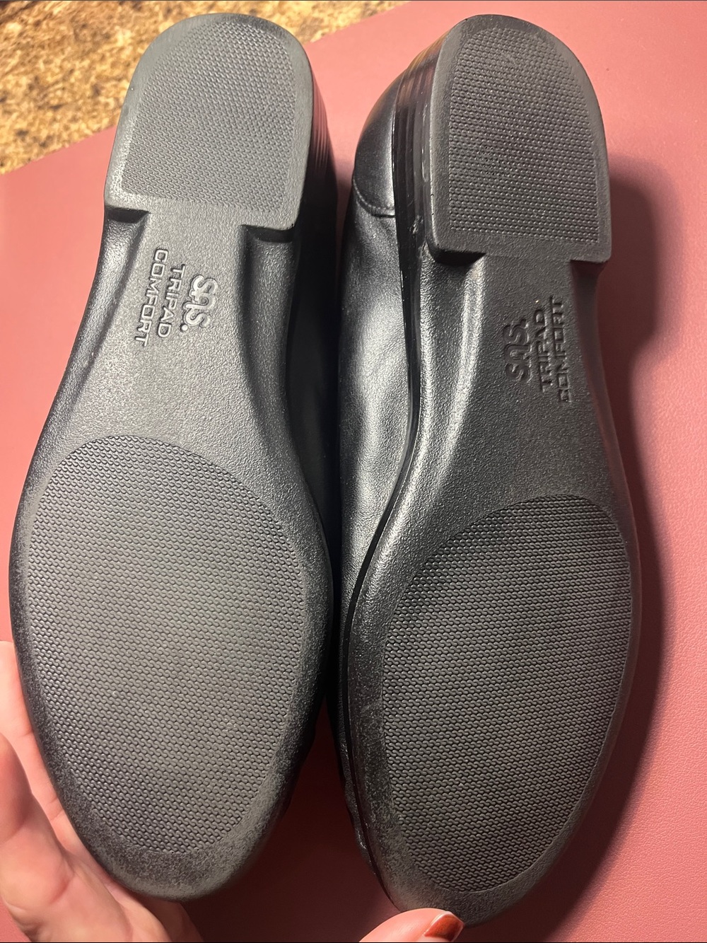 SAS Black Perforated Tripad Slip-On Loafers - Picture 2 of 7